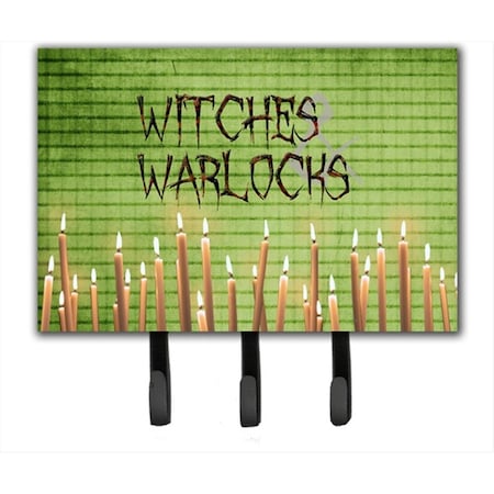 Carolines Treasures 6 x 9 In. Witches and Warlocks Halloween Leash or Key Holder SB3011TH68